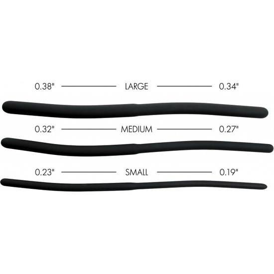 SILICONA URETHRAL SOUND SET ENTRENAMIENTO ANAL