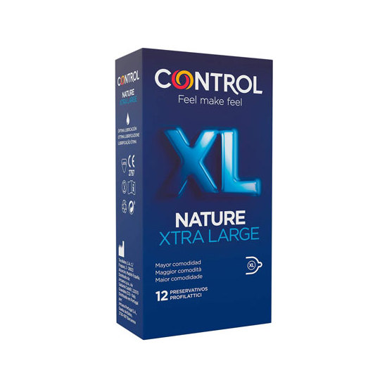 CONTROL PRESERVATIVOS NATURE XL 12UDS CONTROL