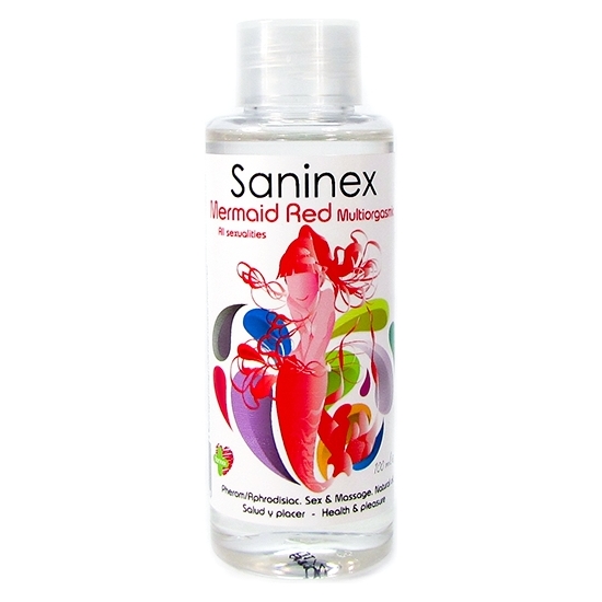 SANINEX MERMAID RED MULTIORGASMIC - SEX & MASSAGE OIL 100ML SANINEX