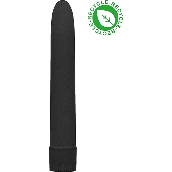 17cm Vibrador - Biodegradable - Negro