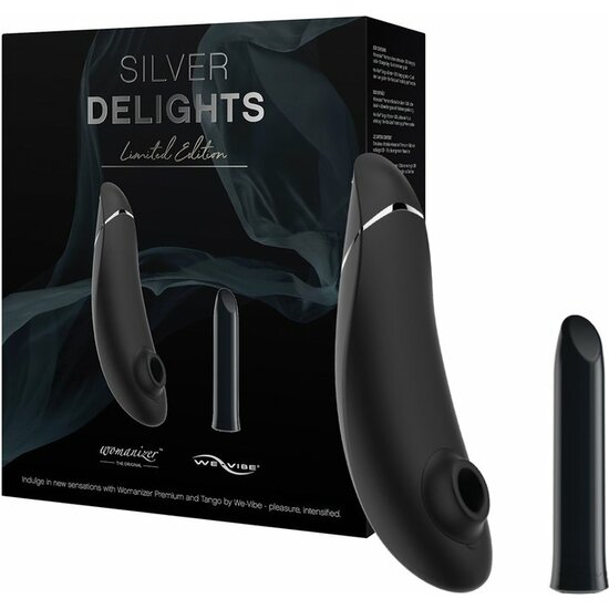 WE-VIBE TANGO WOMANIZER PREMIUM SILVER DELIGHTS COLLECTION WE-VIBE