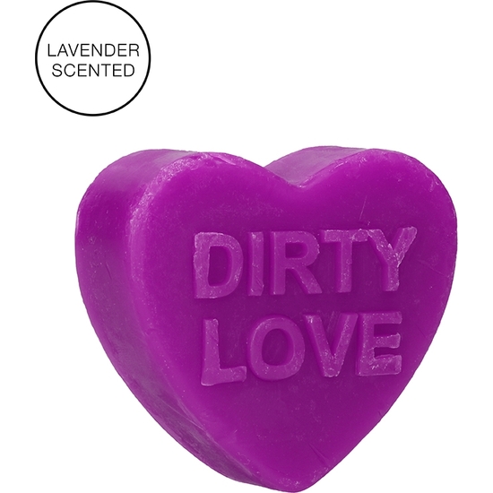 Jabón De Corazón - Dirty Love - Con Aroma A Lavanda