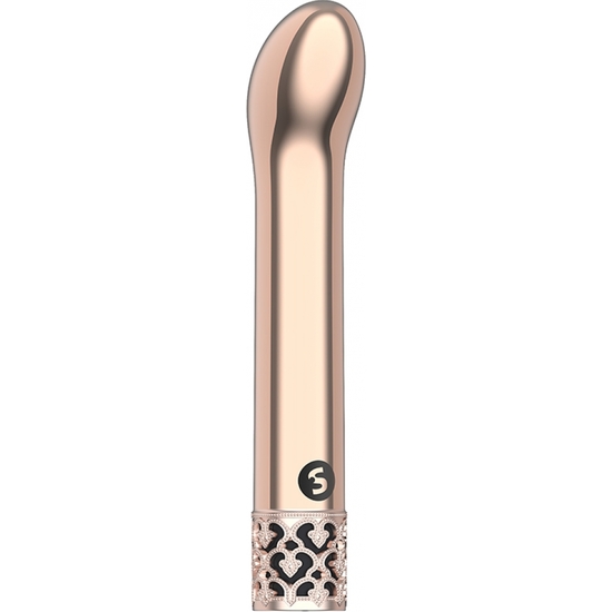 JEWEL - RECHARGEABLE ABS BULLET - ORO ROSADO