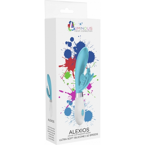 ALEXIOS - ULTRA SOFT SILICONE - 10 SPEEDS - TURQUESA