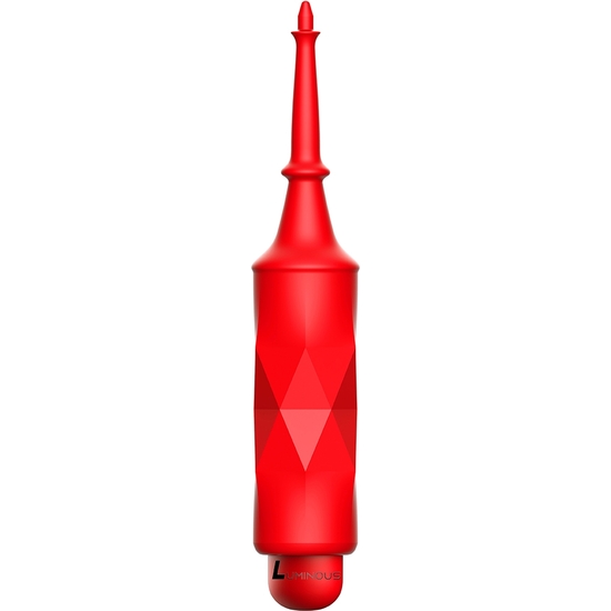 Circe - Bala Luminosa - Abs Bullet With Silicone Sleeve - 10-velocidades - Rojo