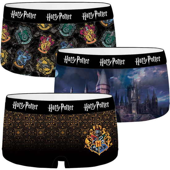 Set De 3 Shorts Variados Para Mujer Colección Harry Potter