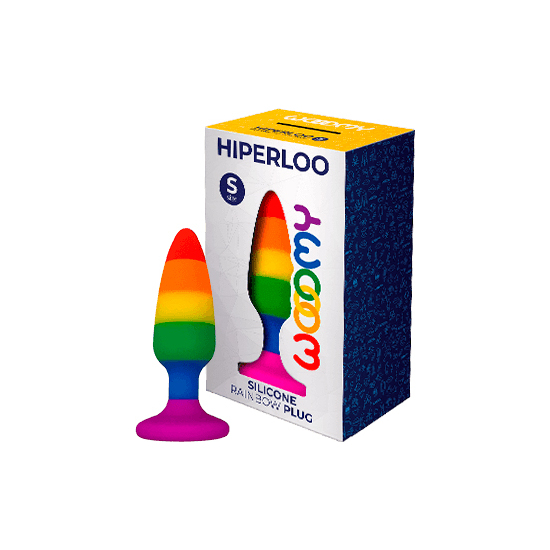 Wooomy Hiperloo Plug Rainbow De Silicona - Talla S