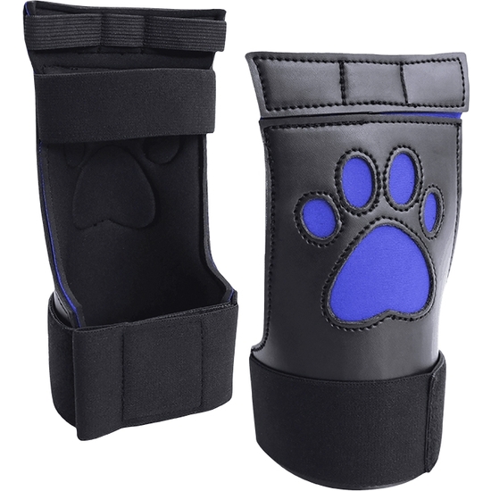 OUCH PUPPY PLAY - PUPPY PAW GUANTES NEOPRENO - AZUL SHOTS