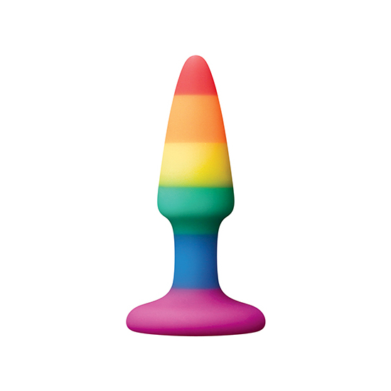  Colourful Love Rainbow Anal Plug Mini 