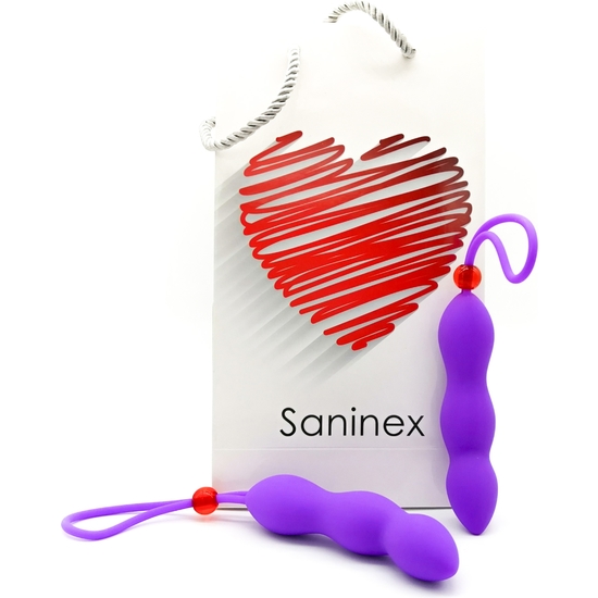 Saninex Climax - Plug Con Anillo - Morado
