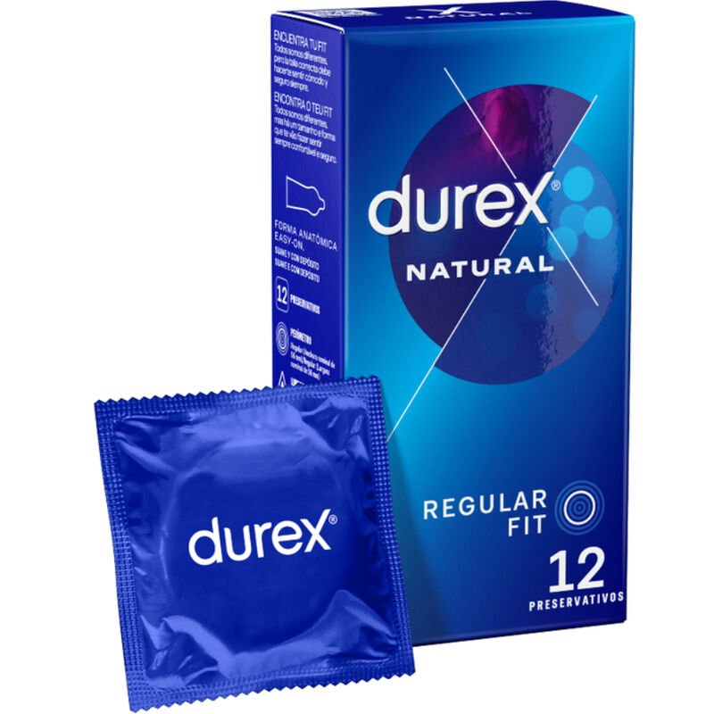 DUREX NATURAL PLUS 12 UNIDADES DUREX CONDOMS