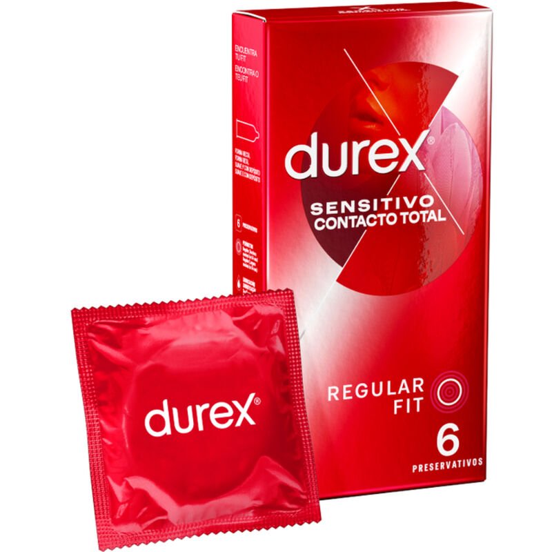 DUREX SENSITIVO CONTACTO TOTAL 6 UDS DUREX CONDOMS