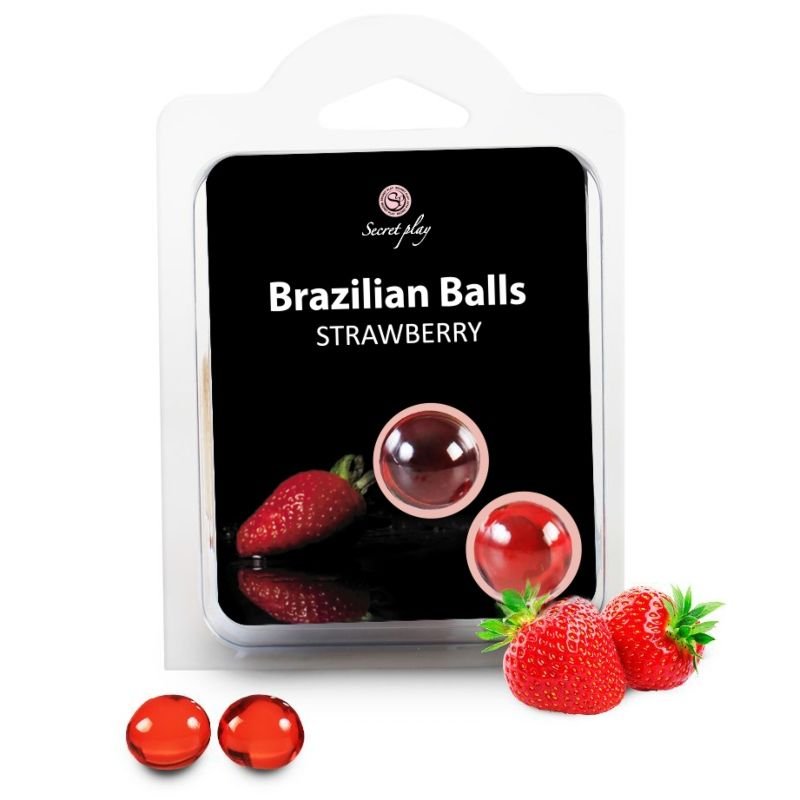 BRAZILIAN BALLS AROMA FRESAS 2 BOLAS FEMARVI