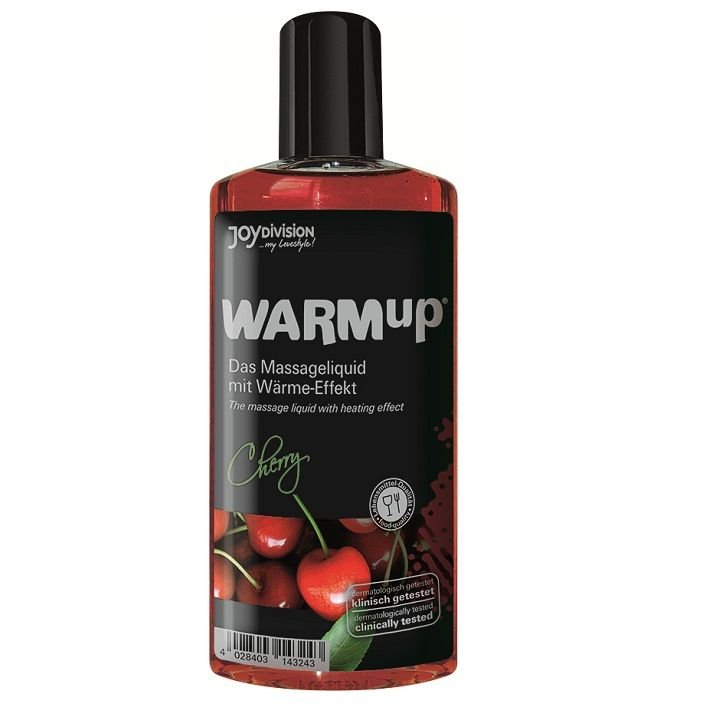 ACEITE DE MASAJE EFECTO CALOR CEREZA 150ML WARMUP