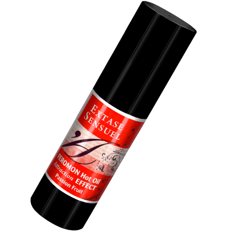 EXTASE SENSUAL - ACEITE MASAJE EFECTO CALOR CON FEROMONAS FRUTA DE LA PASION 30 ML EXTASE SENSUAL