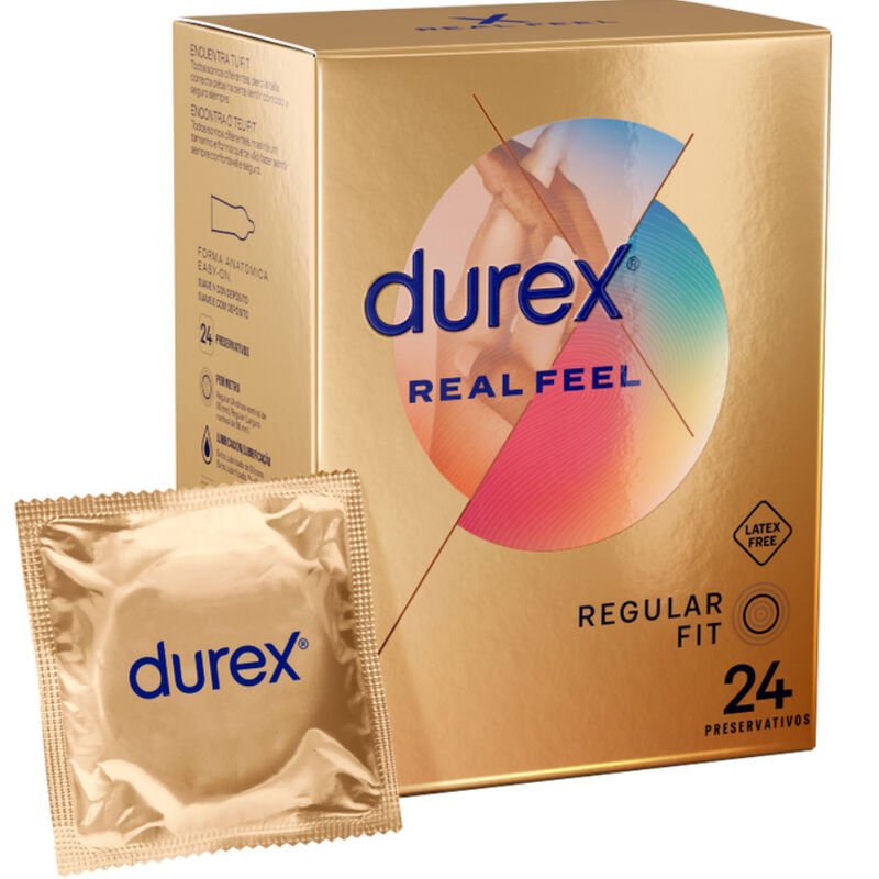 DUREX REAL FEEL 24 UDS DUREX CONDOMS