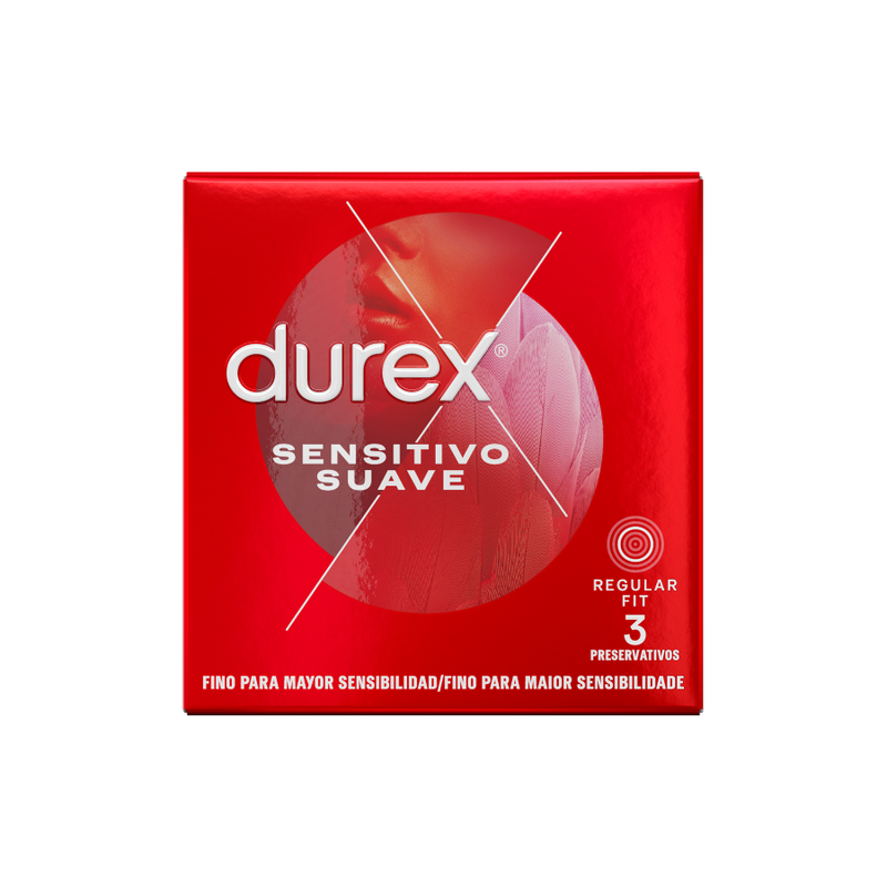 DUREX SENSITIVO SUAVE 3 UDS