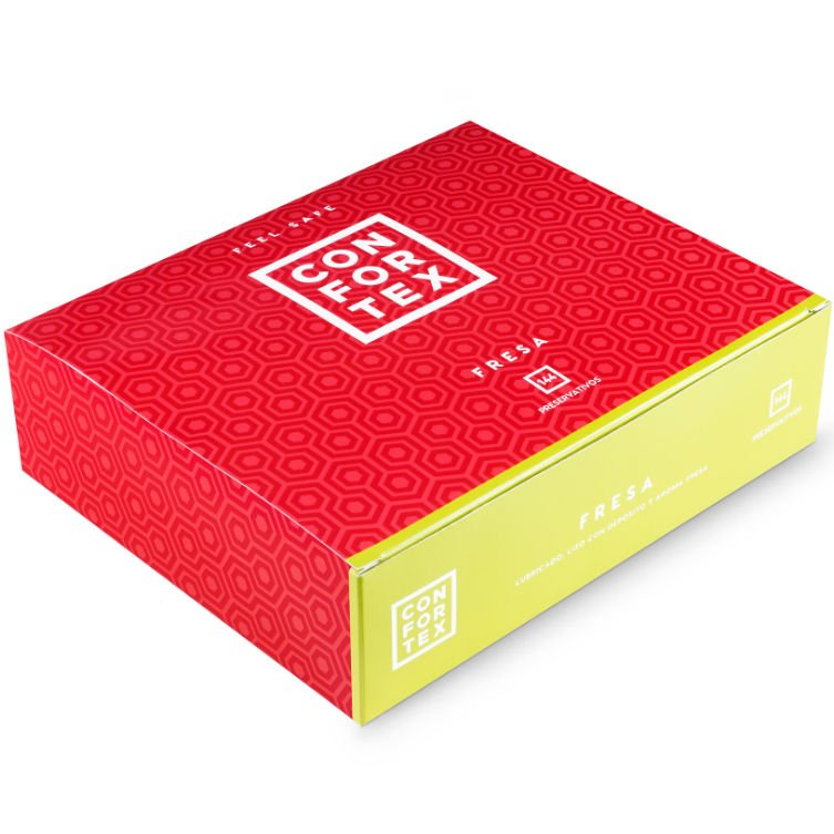 CONFORTEX PRESERVATIVOS FRESA CAJA 144 UDS CONFORTEX