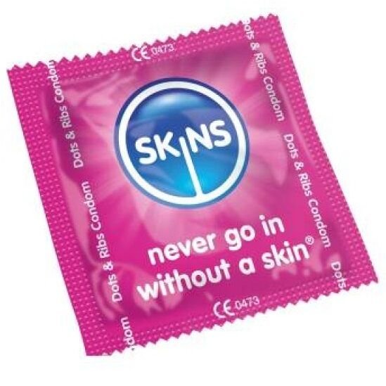 SKINS PRESERVATIVOS PUNTOS & ESTRÍAS BOLSA 500 UDS SKINS