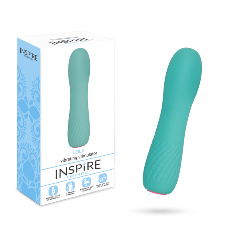 INSPIRE ESSENTIAL LEILA  VIBRADOR TURQUESA ESSENTIAL