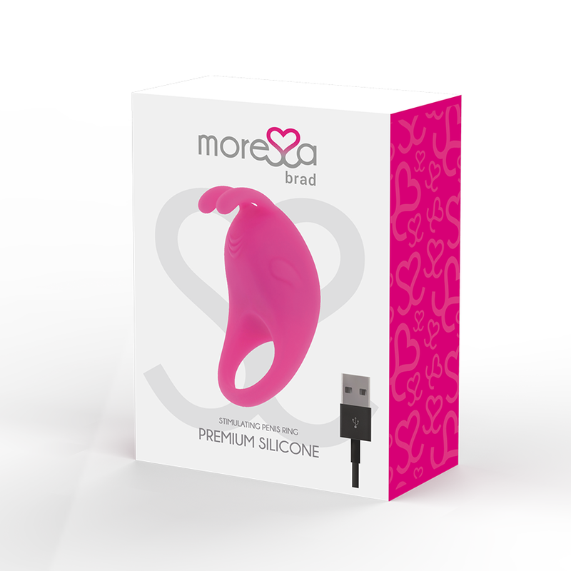 AMORESSA BRAD PREMIUM SILICONE RECARGABLE ROSA