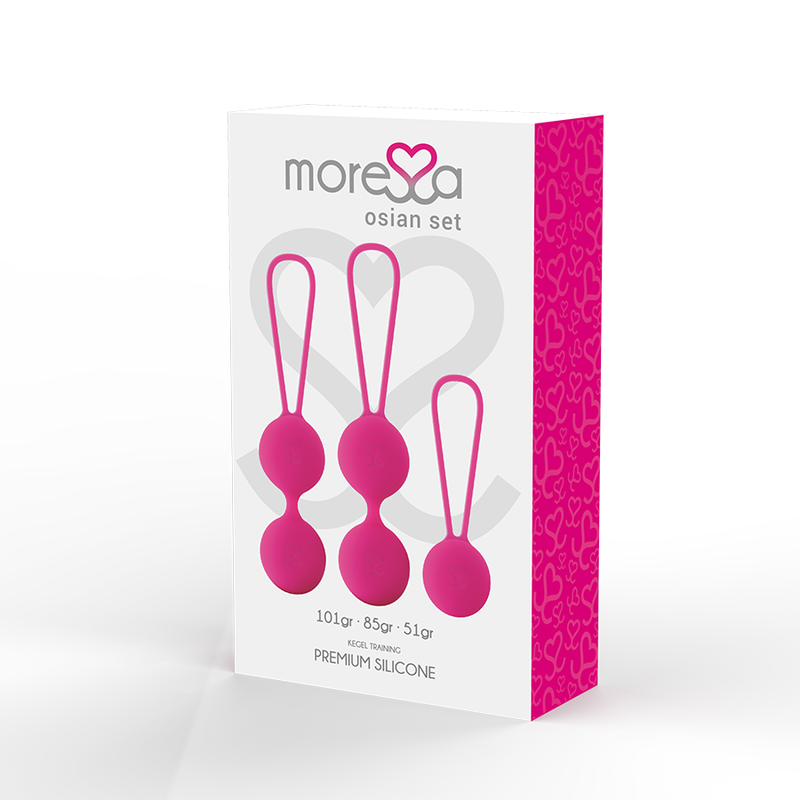 AMORESSA OSIAN SET PREMIUM SILICONA ROSA