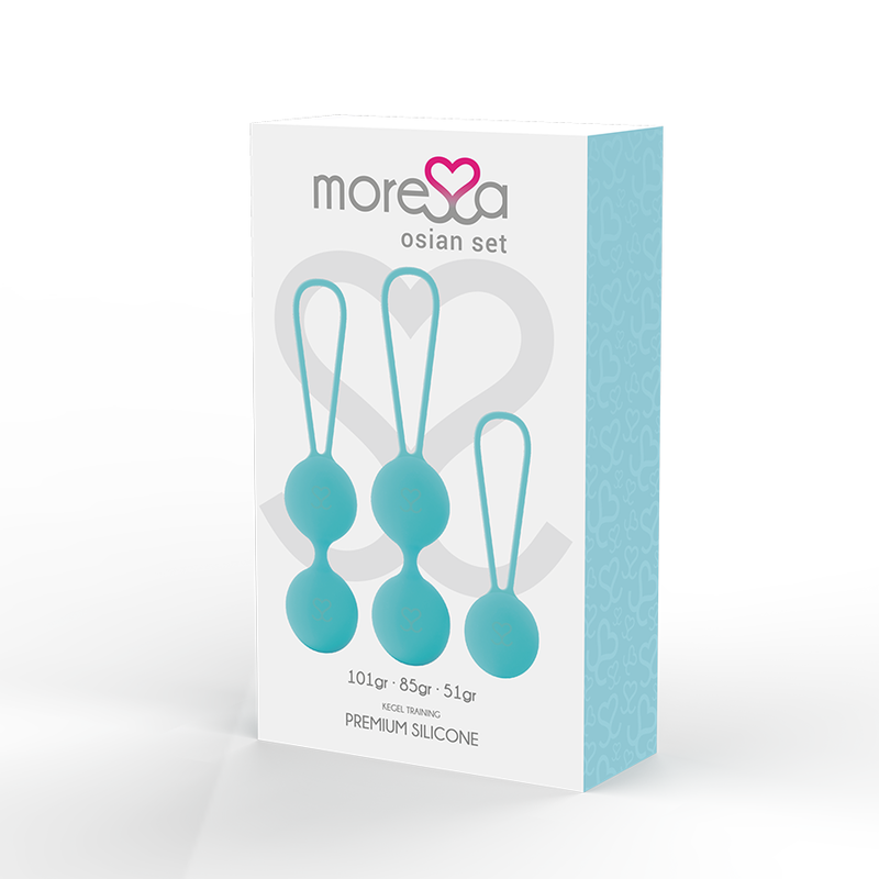 AMORESSA OSIAN SET PREMIUM SILICONA TURQUESA