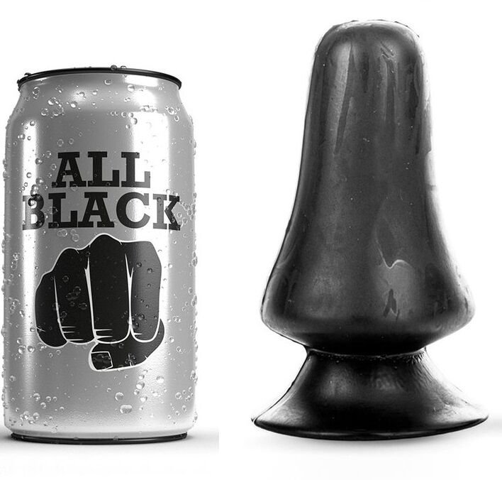 ALL BLACK ANAL PLUG 12CM ALL BLACK
