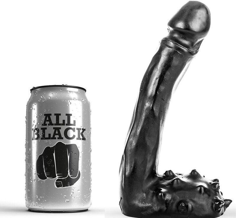 Comprar All Black Dildo Realistico 19cm