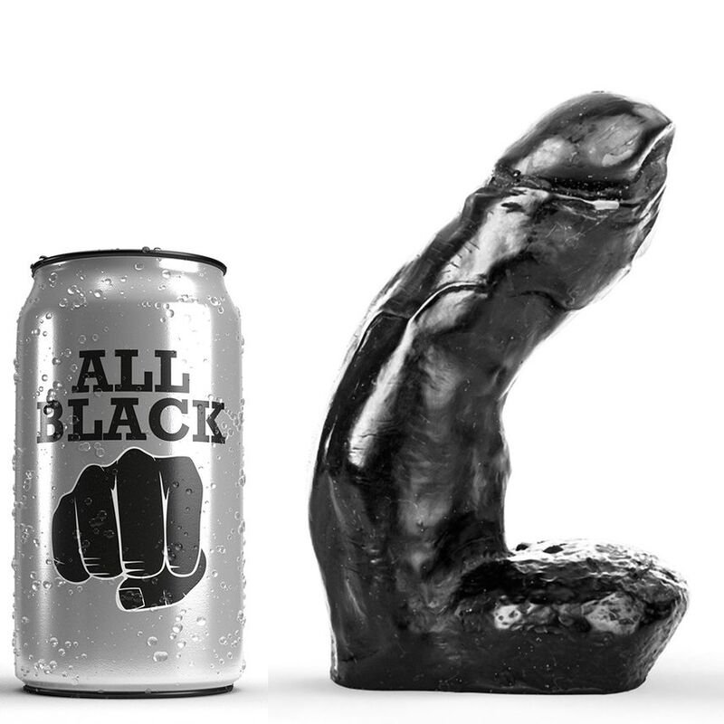 ALL BLACK DILDO REALISTICO 15CM ALL BLACK