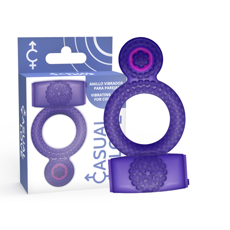 CASUAL RING DOUBLE PLEASURE ANILLO LILA CASUAL LOVE 