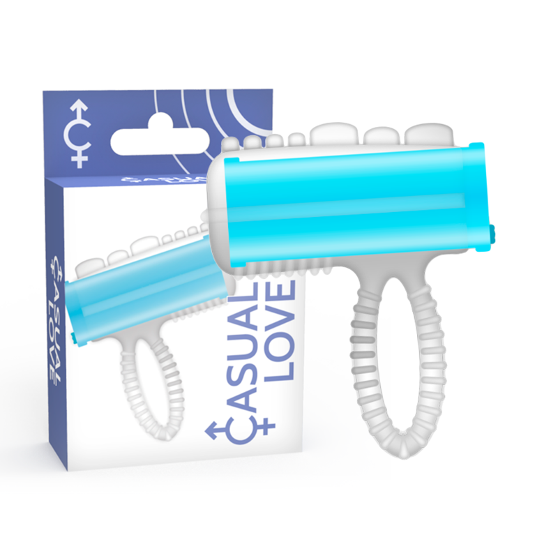 CASUAL RING TONGUE VIBRATING AZUL CASUAL LOVE 