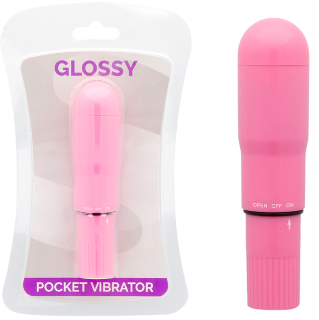 GLOSSY POCKET VIBRADOR ROSA INTENSO GLOSSY
