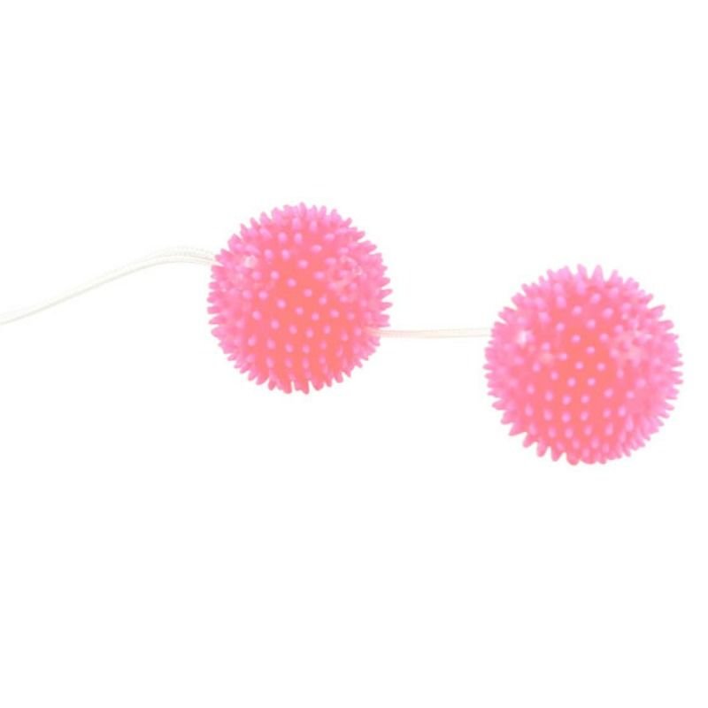 A DEEPLY PLEASURE BOLAS TEXTURADAS ROSA 3.6 CM BAILE STIMULATING