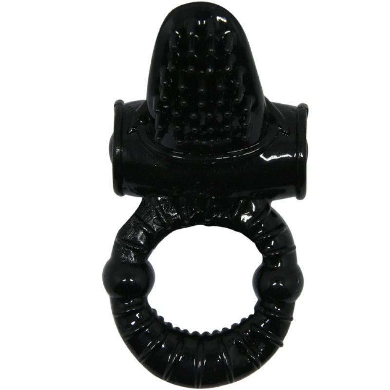 BAILE - SWEET RING ANILLO VIBRADOR CON RABBIT TEXTURADO BAILE FOR HIM