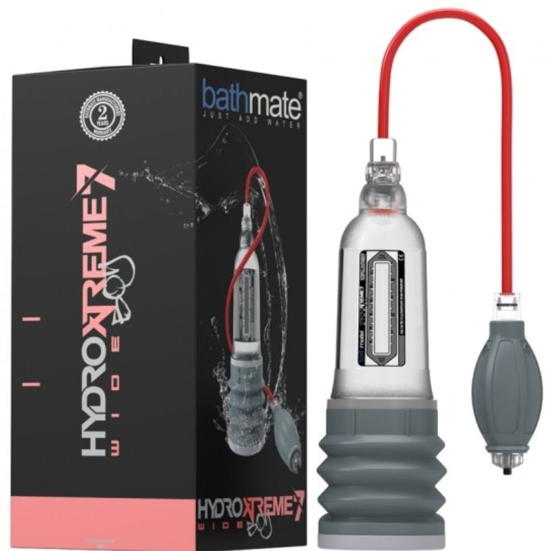 BATHMATE HYDROXTREME 7 WIDE TRANSPARENTE BATHMATE