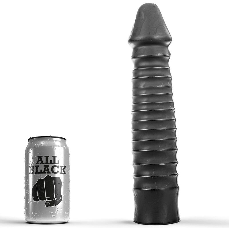 ALL BLACK DILDO 26CM ALL BLACK