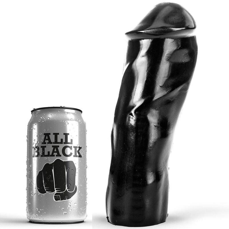 ALL BLACK DILDO REALISTICO 20CM ALL BLACK