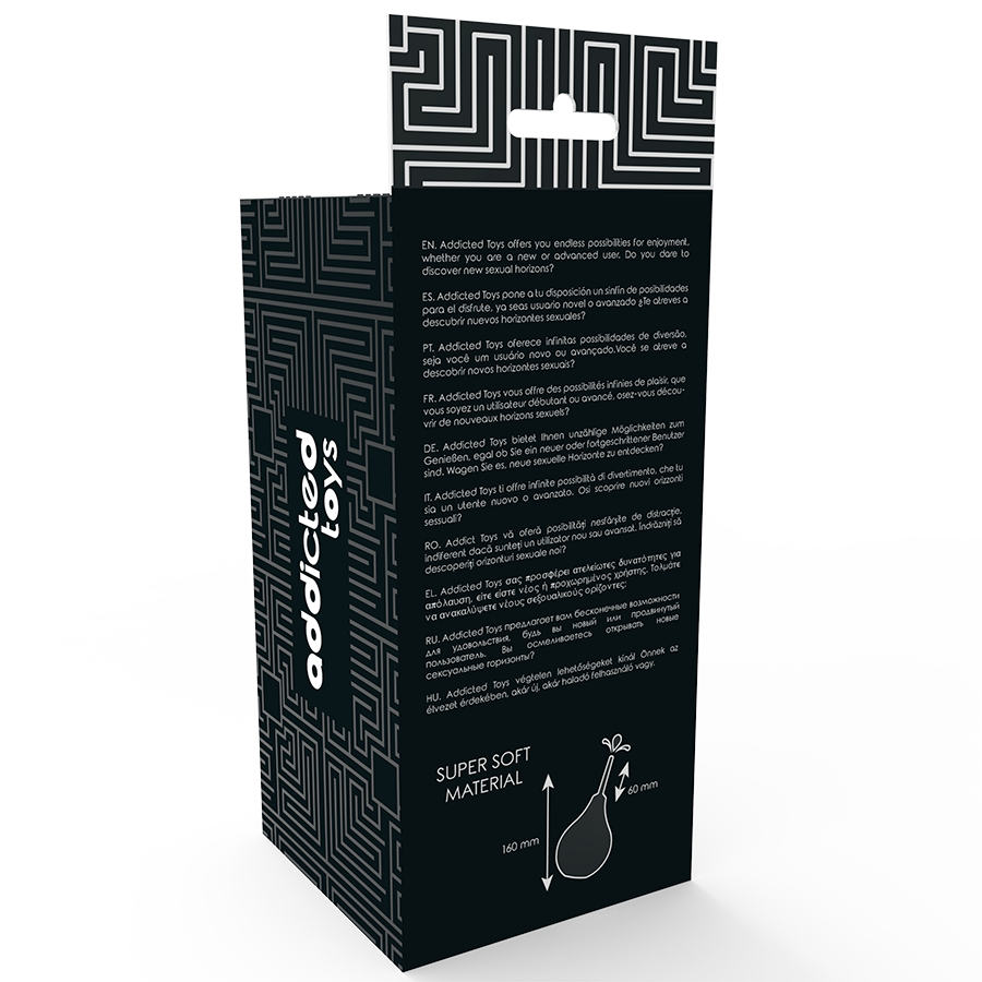 ADICCTED TOYS LIMPIADOR ANAL NEGRO