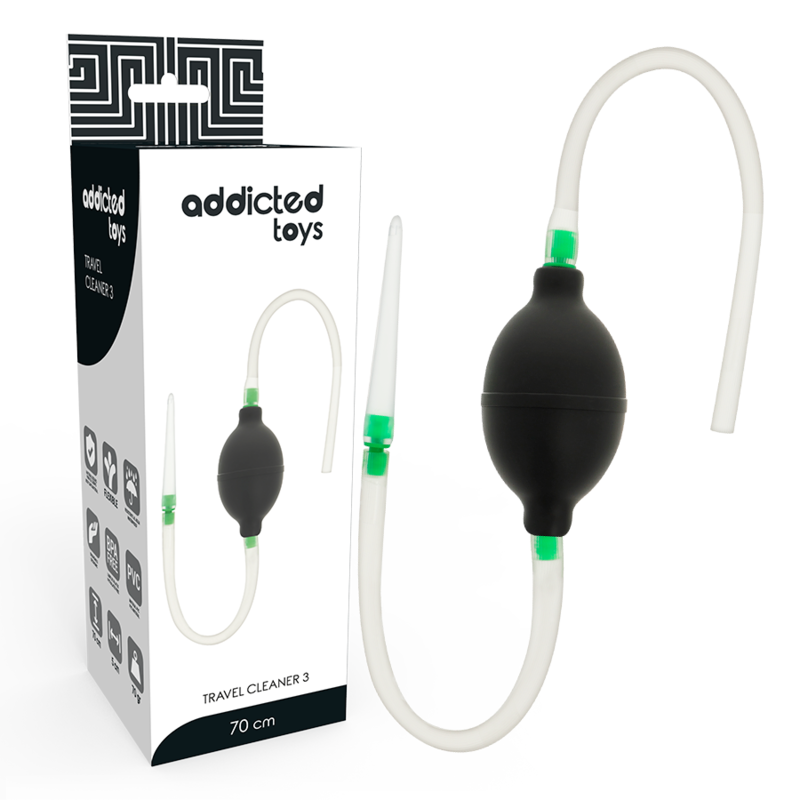 ADDICTED TOYS KIT ENEMA NEGRO ADDICTED TOYS