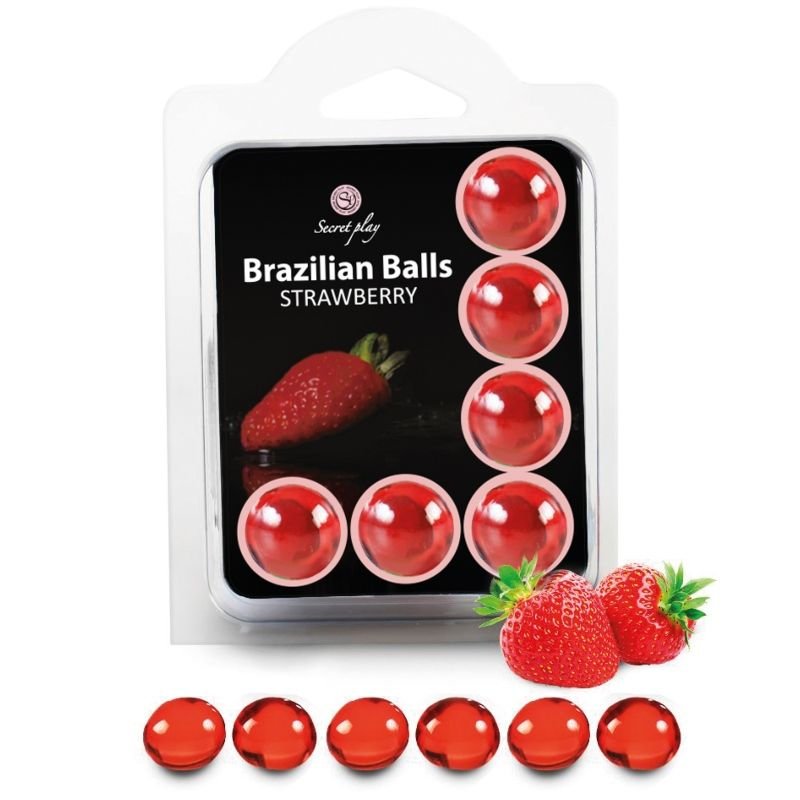SECRETPLAY SET 6 BRAZILIAN BALLS FRESA SECRETPLAY