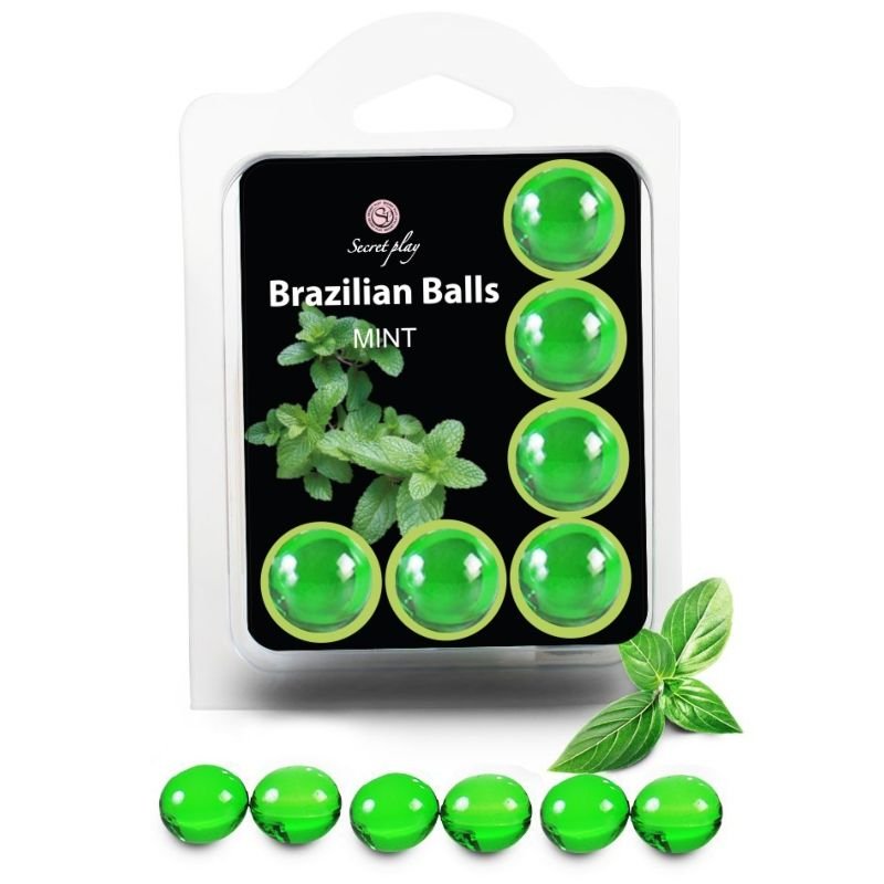 SECRETPLAY SET 6 BRAZILIANS BALLS MENTA SECRETPLAY