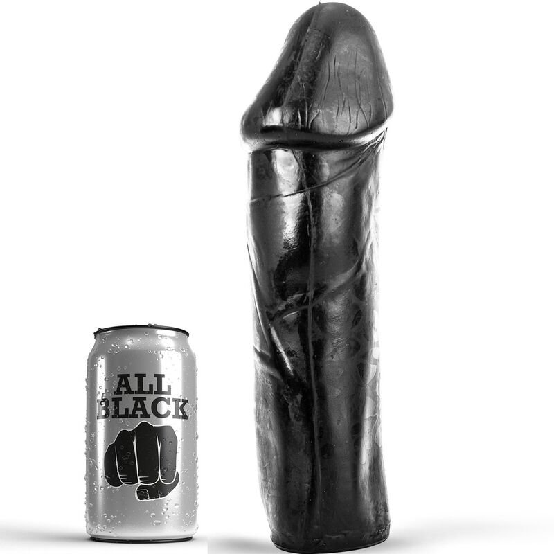 ALL BLACK DONG  28CM ALL BLACK