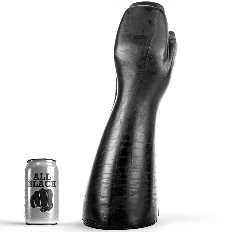 ALL BLACK DILDO FISTING 39CM ALL BLACK