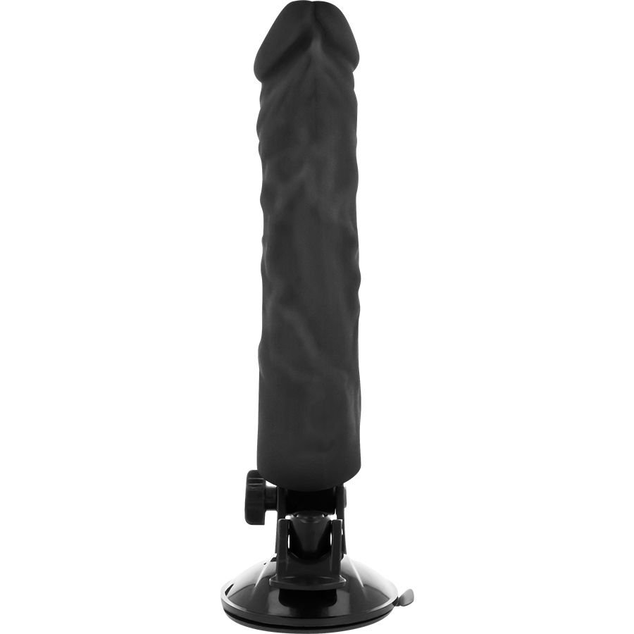 BASED COCK REALISTIC VIBRADOR CONTROL REMOTO NEGRO 21CM