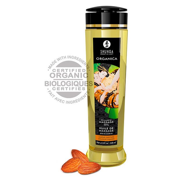 SHUNGA ACEITE COMESTIBLE DE MASAJE EROTICO ORGANICA 240ML SHUNGA OILS