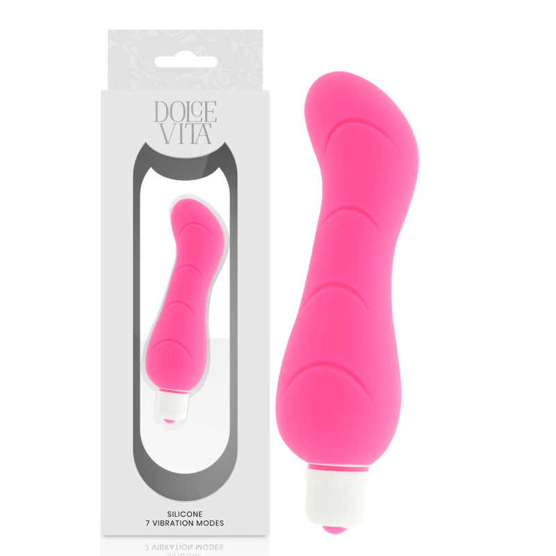 DOLCE VITA - G-SPOT VIBRADOR SILICONA ROSA DOLCE VITA