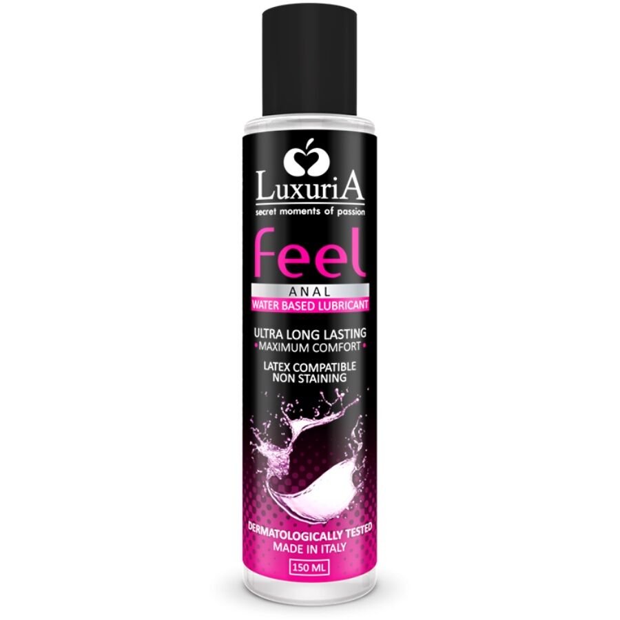 LUXURIA FEEL LUBRICANTE BASE AGUA ANAL 150 ML LUXURIA