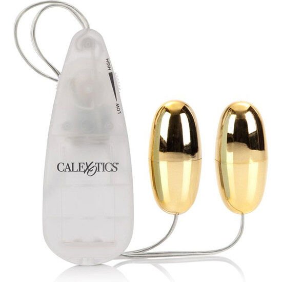 CALEX  BALAS VIBRADORAS DORADAS DUO GOLD CALIFORNIA EXOTICS