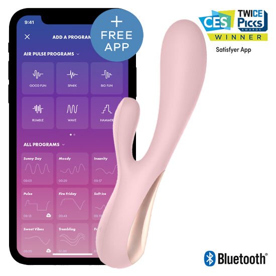 SATISFYER - MONO FLEX ROSA CON APP SATISFYER CONNECT